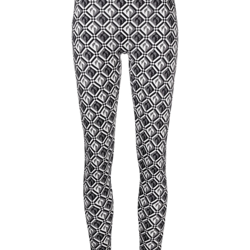 Marine Serre Monochrome Patterned Leggings